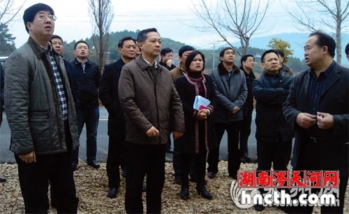 张硕辅深入江华调研涔天河水库扩建工程建设